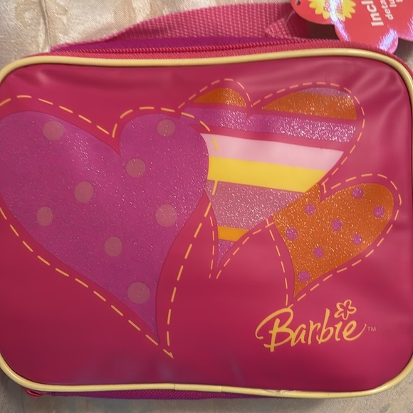 Backpack 16" x 12" & lunch bag 8” x 6” new Barbie adjustable padded straps GDC - Picture 5 of 10